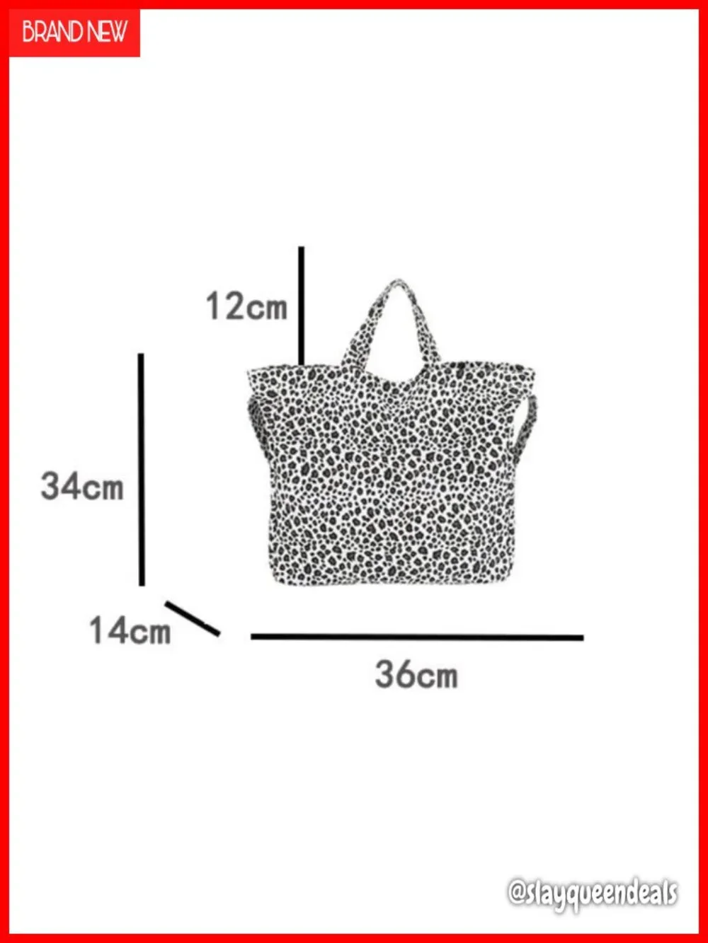 Leopard Print Hobo Bag Single Shoulder Large Capacity Women's